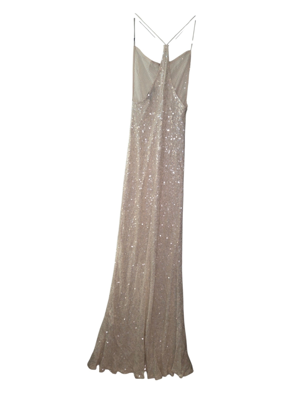 Rat & Boa Olympia Sequin Slip Dress — Champagne XXS - Picture 7 of 9